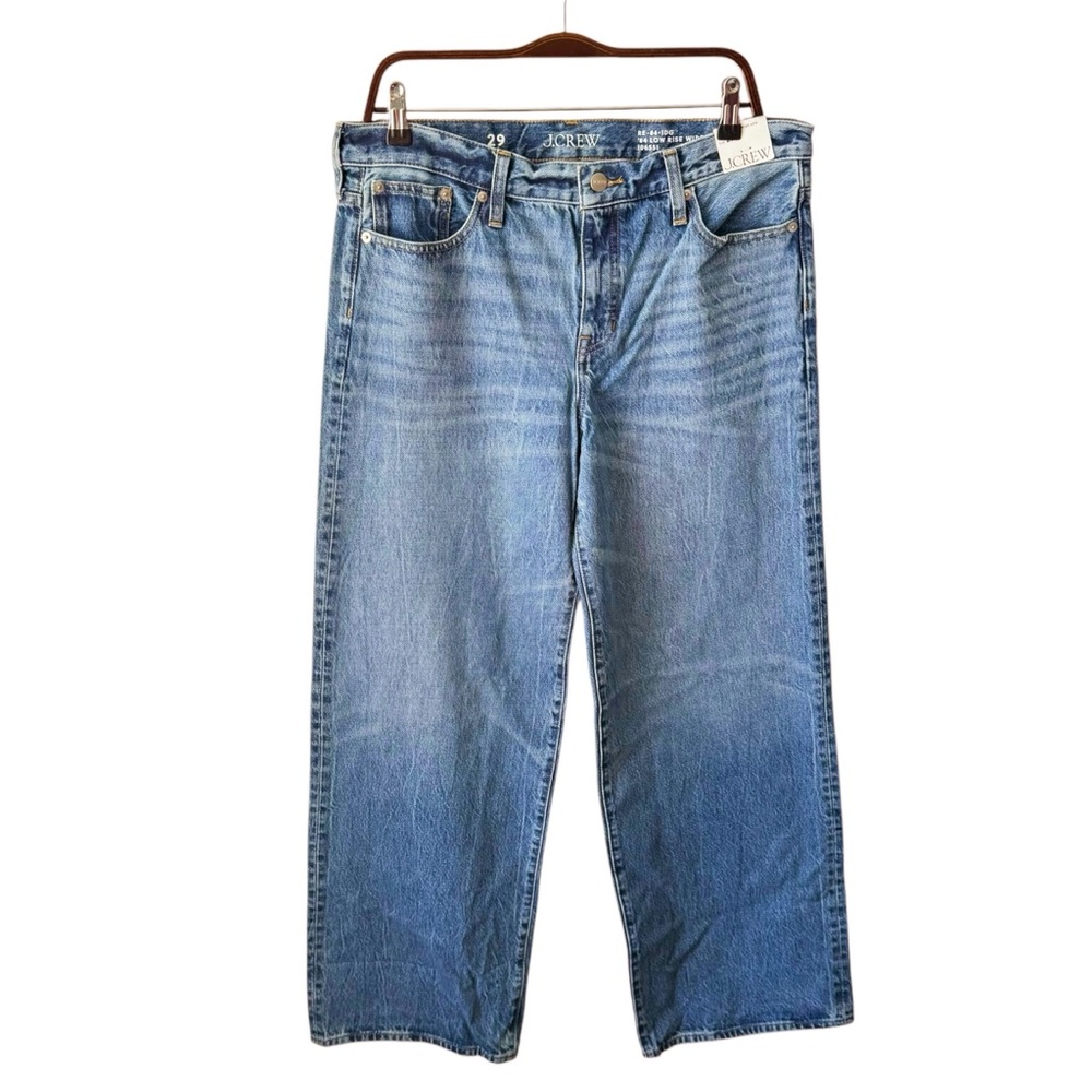 J Crew ‘84 Lower Rise Wide Leg Jean in Effie Wash | 29 NWT - Picture 8 of 13
